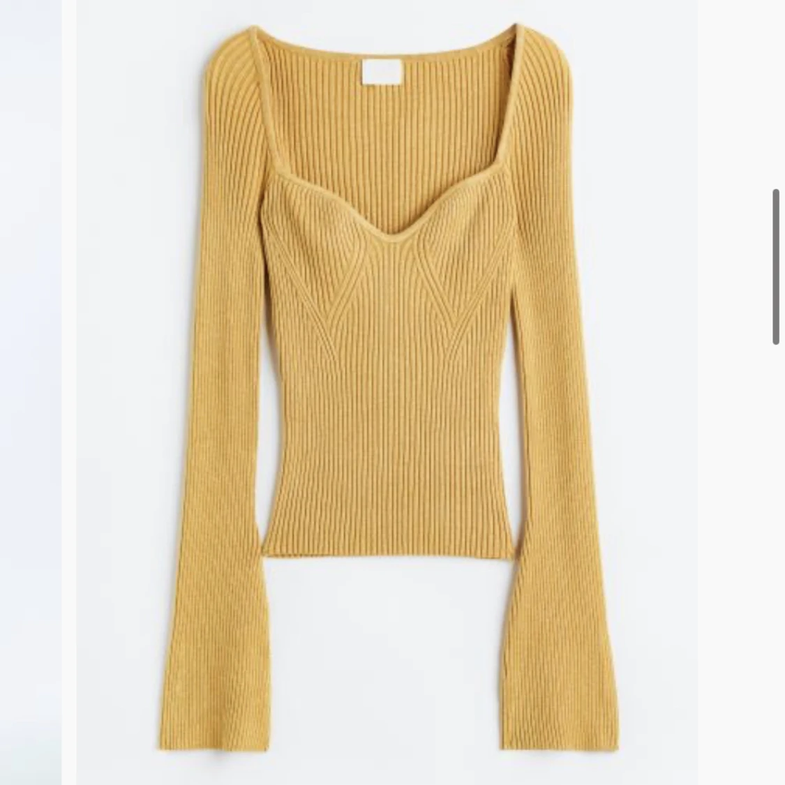 Ribbstickad tröja - 90