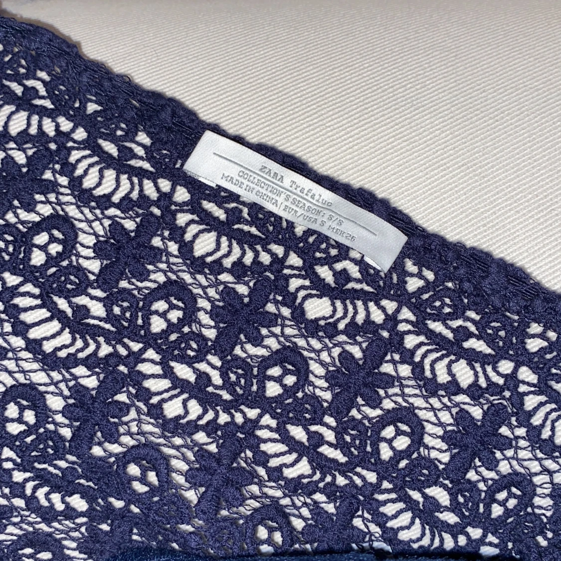 Mörkblå croptop från Zara Trafaluc - 91