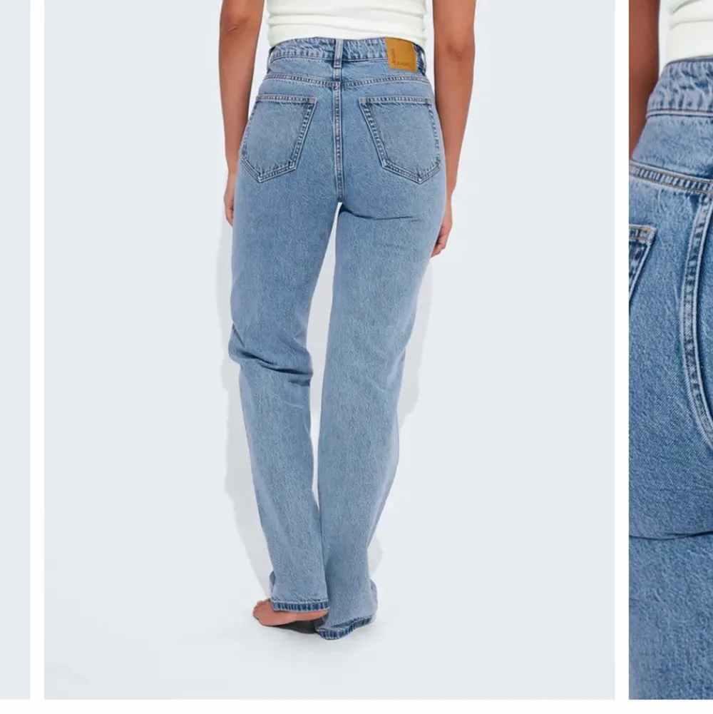 Knappt använda jeans i bra skick från bikbok<3. Jeans & Byxor.