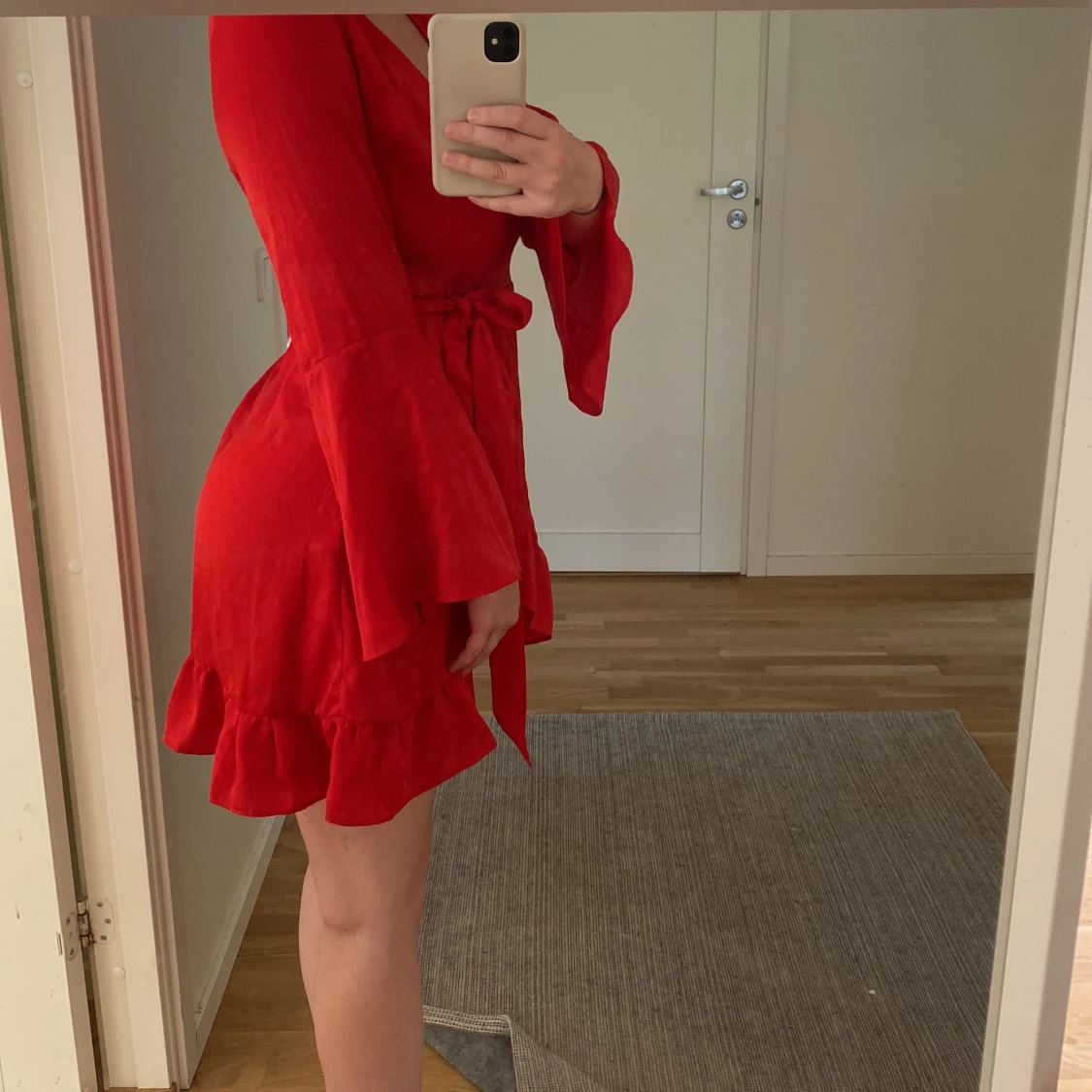 Röd klänning - 90