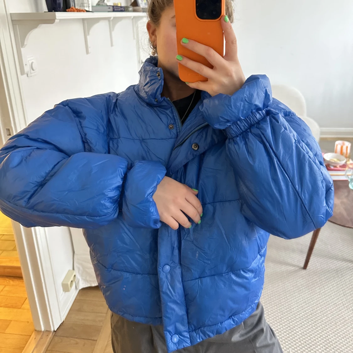 Blå jacka - 90
