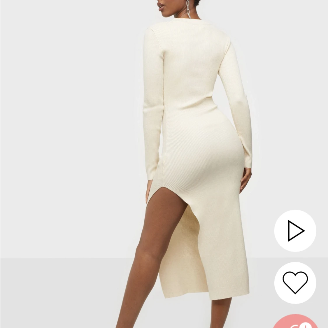 Klänning med slits  - 91