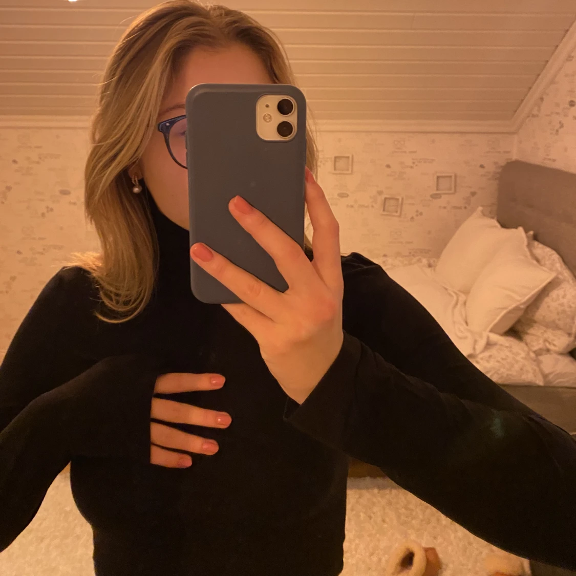 Topp med polokrage  - 91