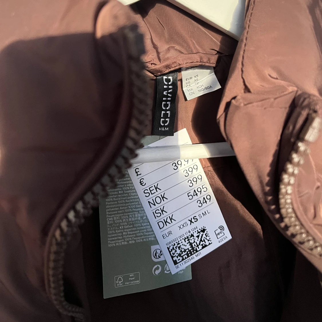 Brun croppad jacka - 91