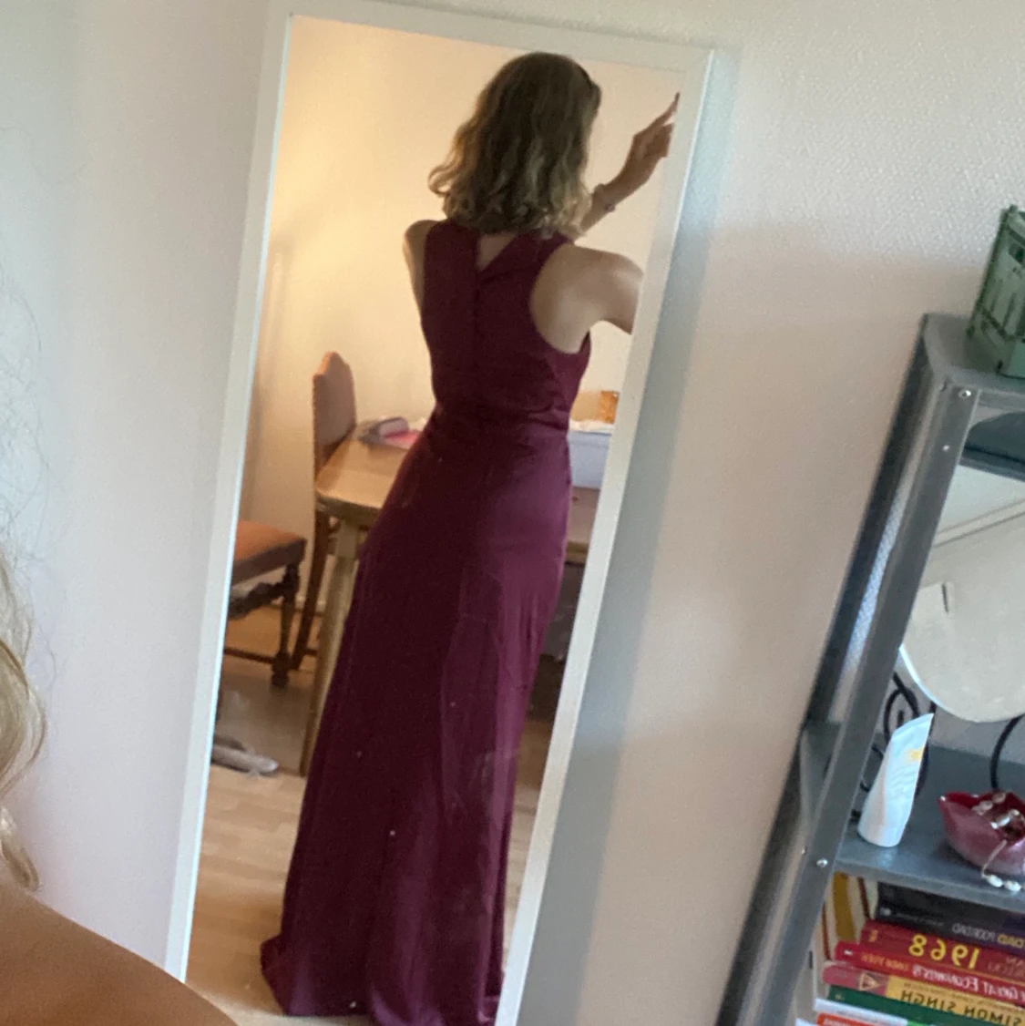 Vinröd balklänning från Asos - 90