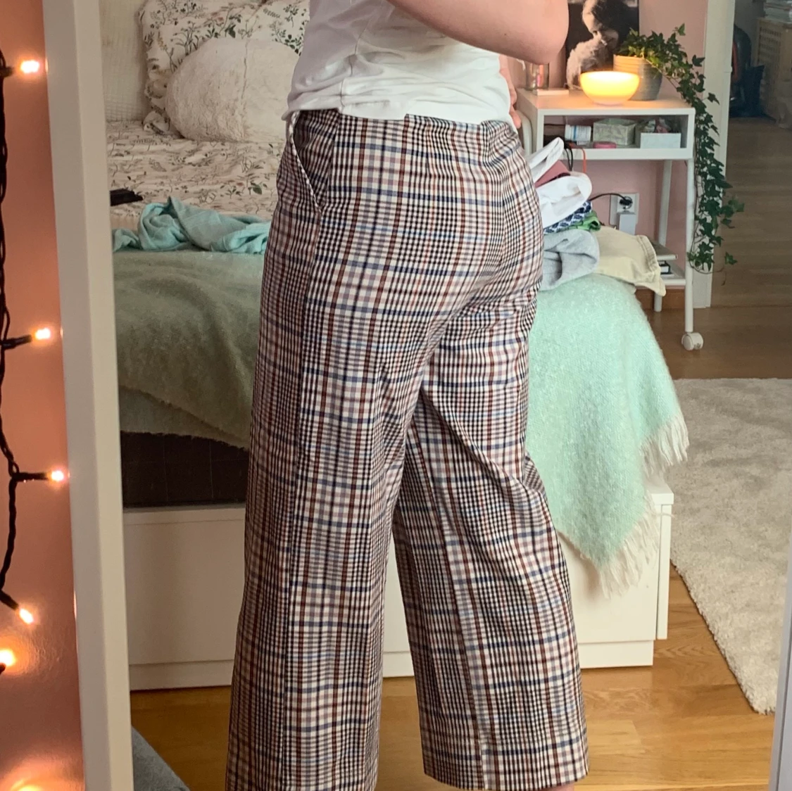 Sköna rutiga byxor - 90
