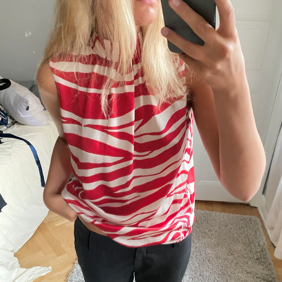 Halterneck linne - 90