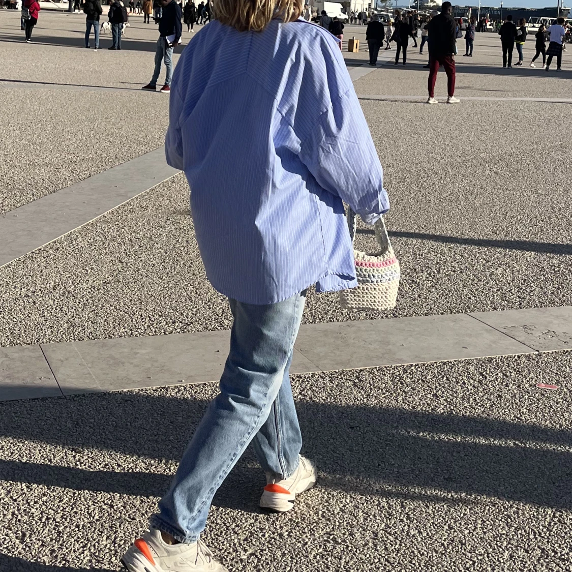 Virkad marshmallow väska 