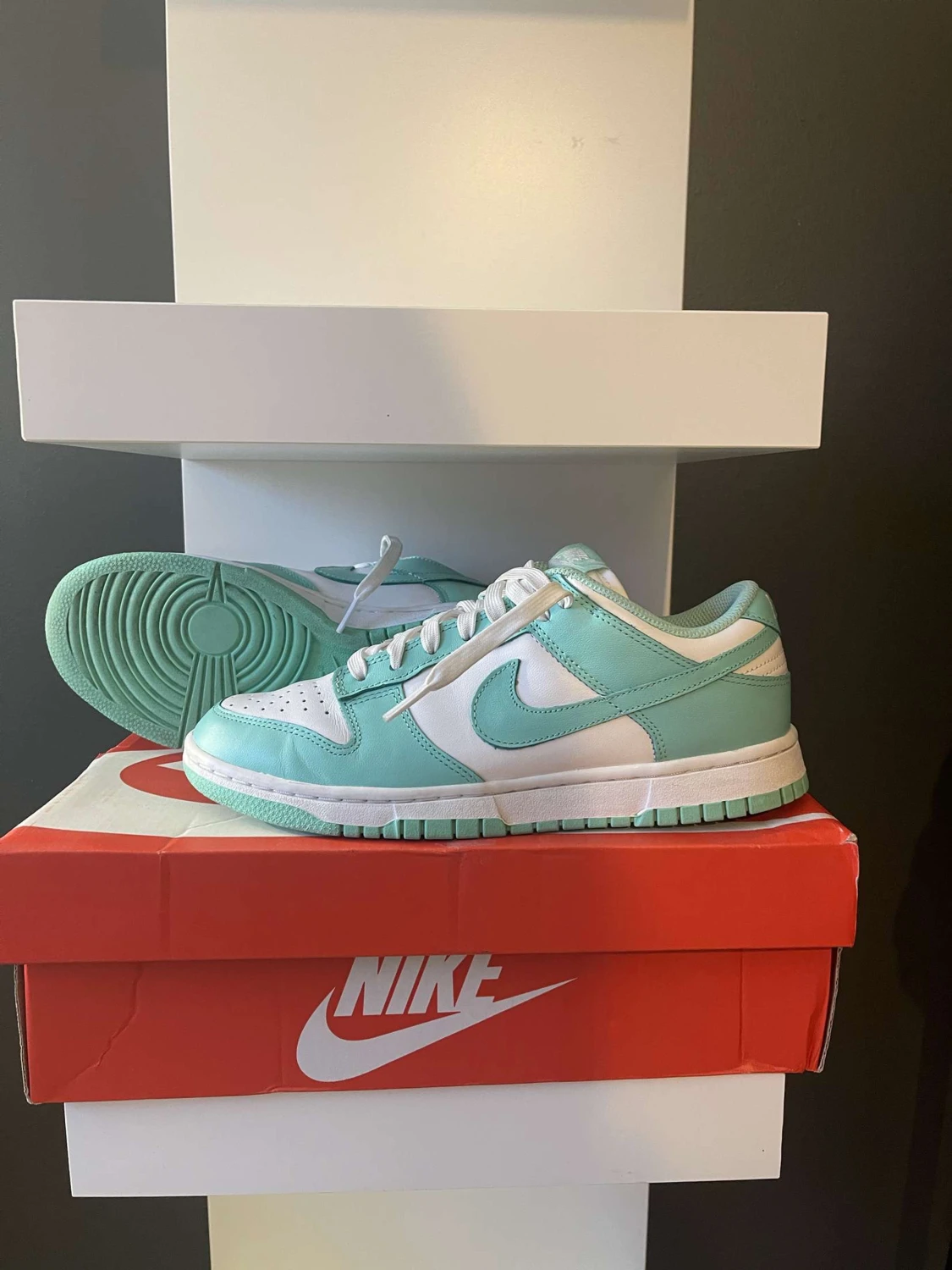 Nike dunk green glow