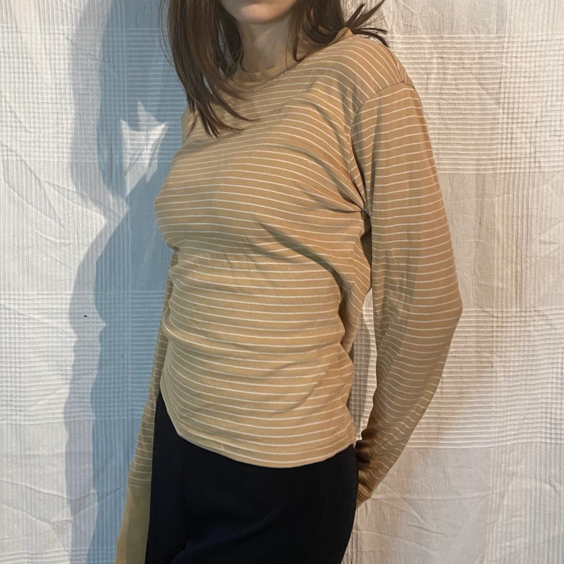 beige randig långärmad tröja ONLY - 91