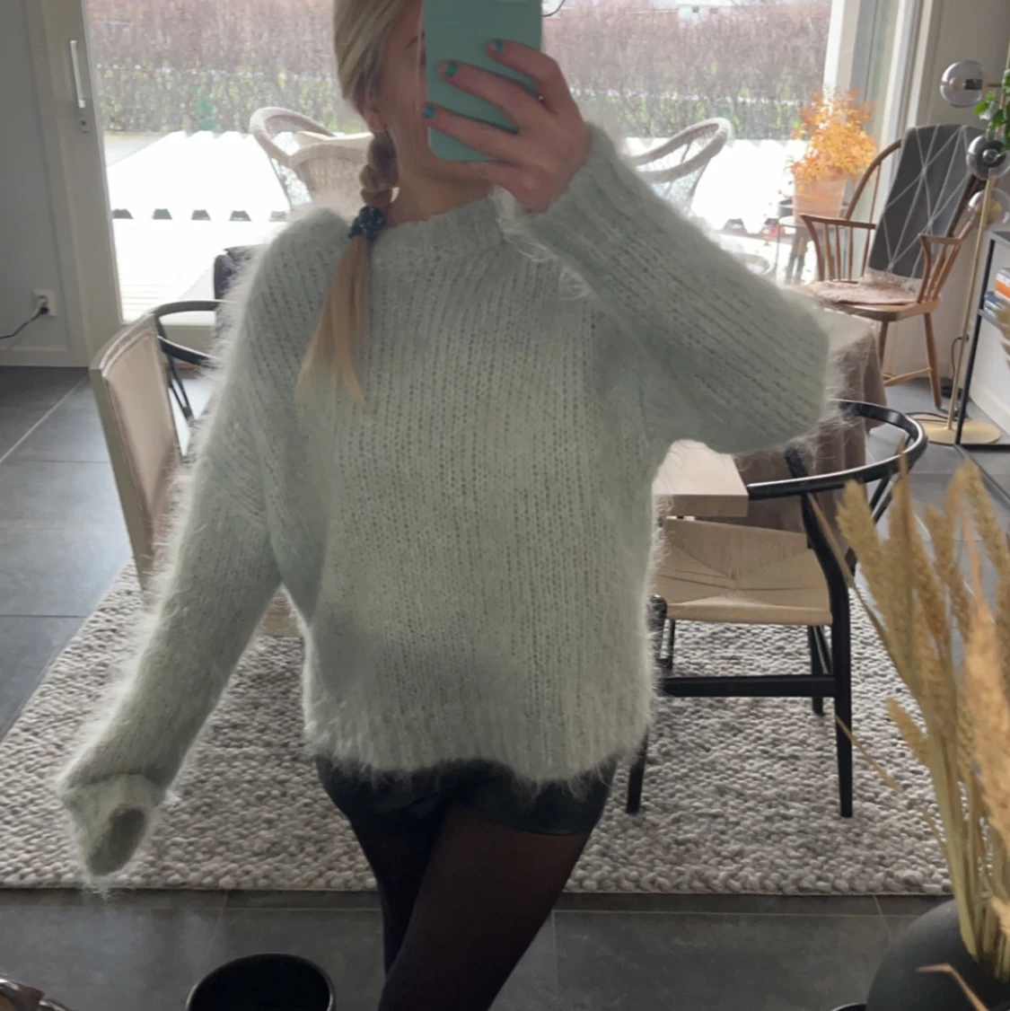 gosig stickad tröja - 90