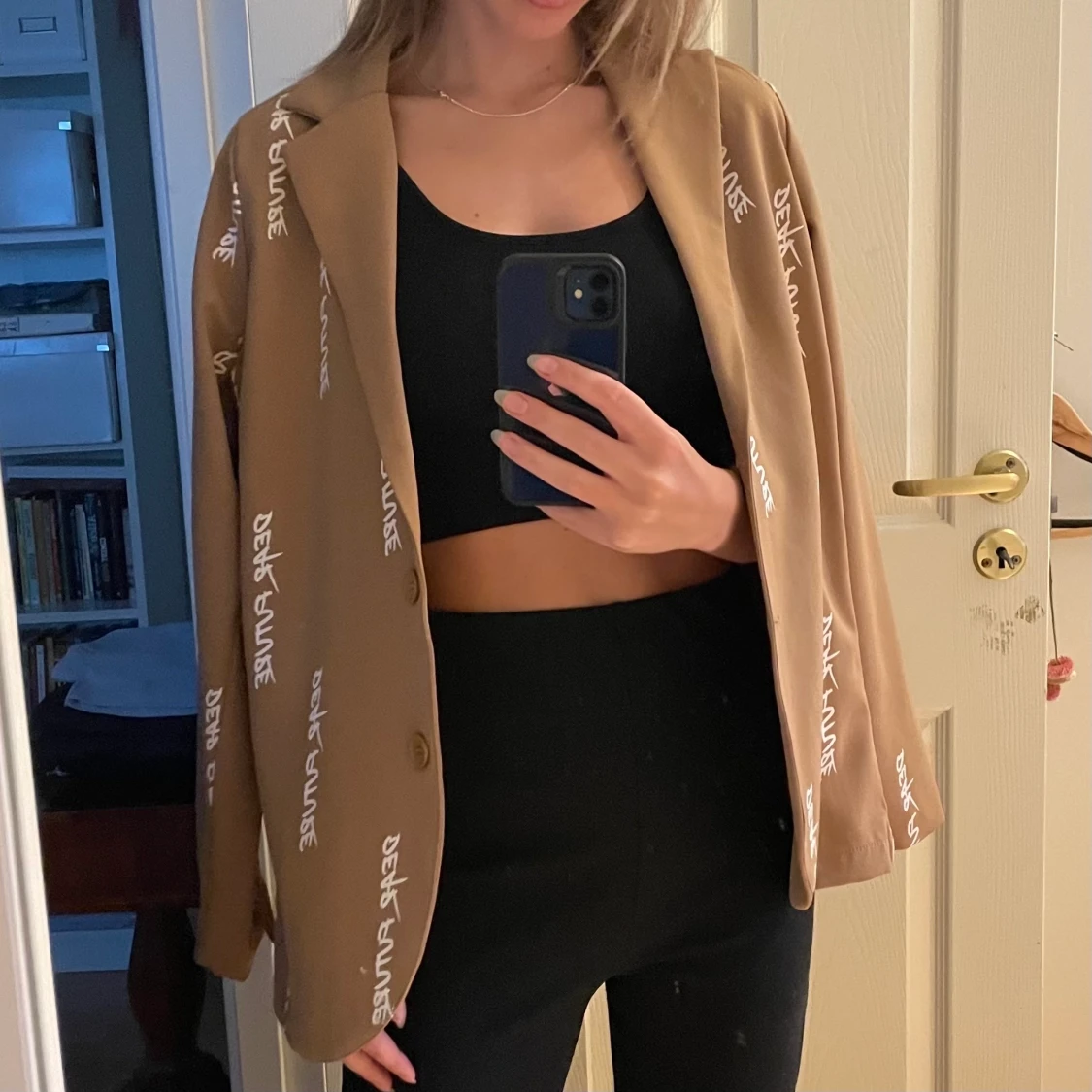 Kavaj med tryck - 90