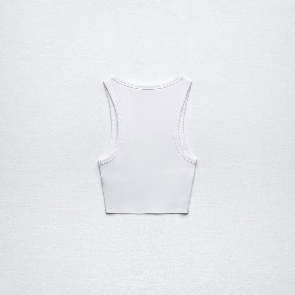 Basic vit zara topp - 90