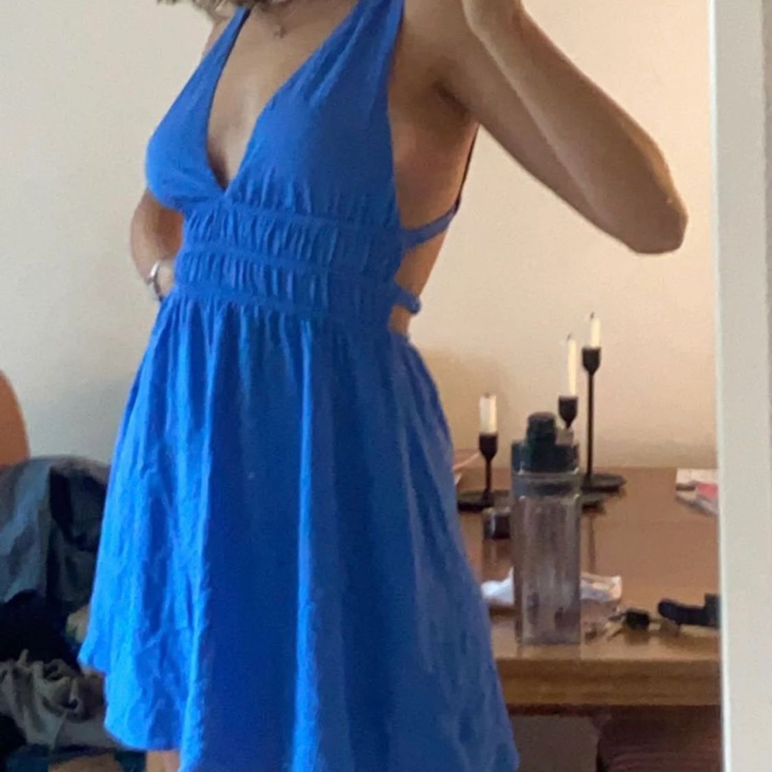 Blå klänning från Pull and Bear - 90