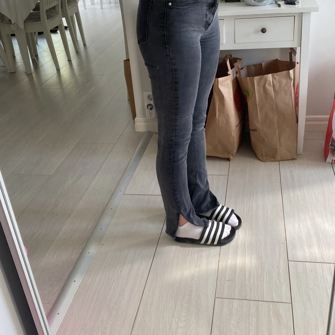  Jeans med slits  - 90