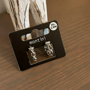 Öronhängen  - Silvriga öronhängen (Oanvända) Ur&Penn 