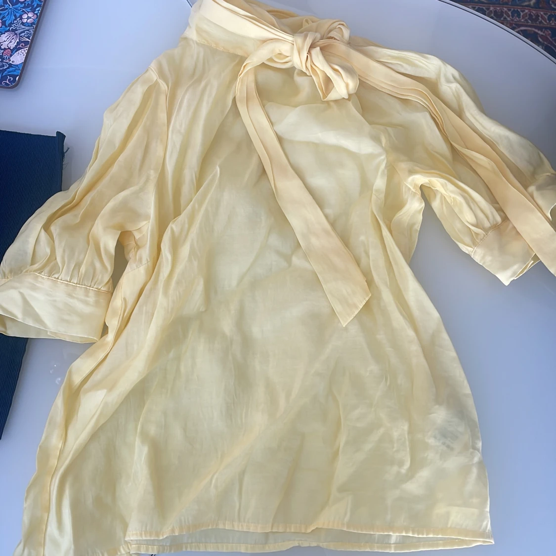 Gul sommar topp/blus