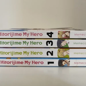 Manga  - Säljer vol 1-4 av hitorijime my hero. Alla e i fint och bra skick. Tänker mig 90kr/bok. Alla är på engelska. 
