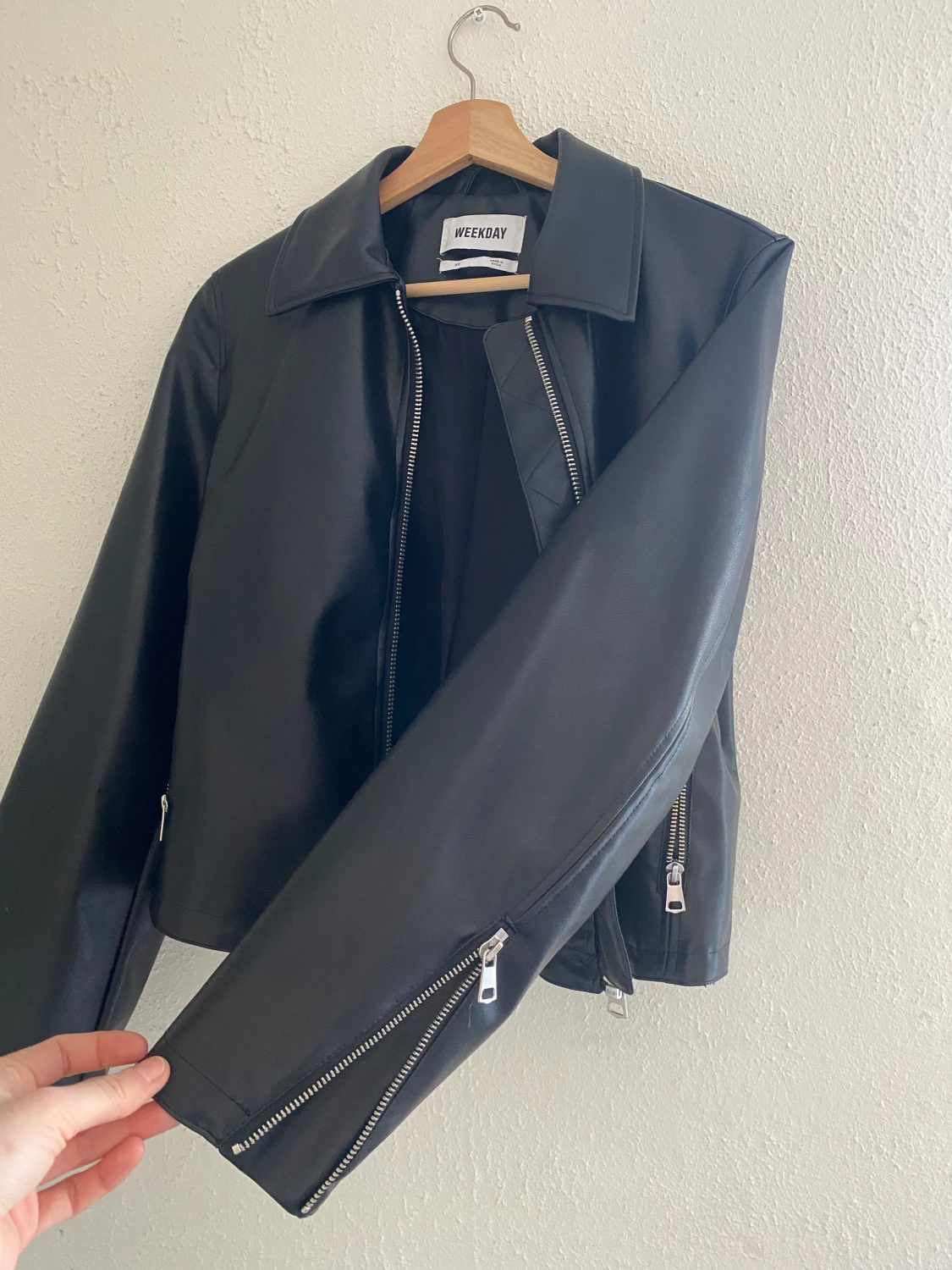 Skinnjacka biker - 90