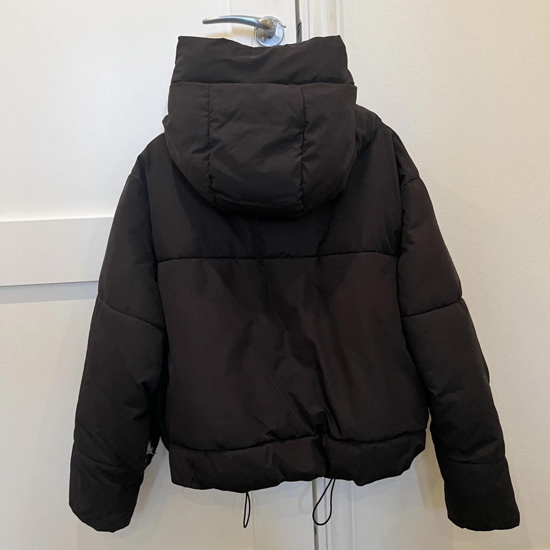 Svart Pufferjacket