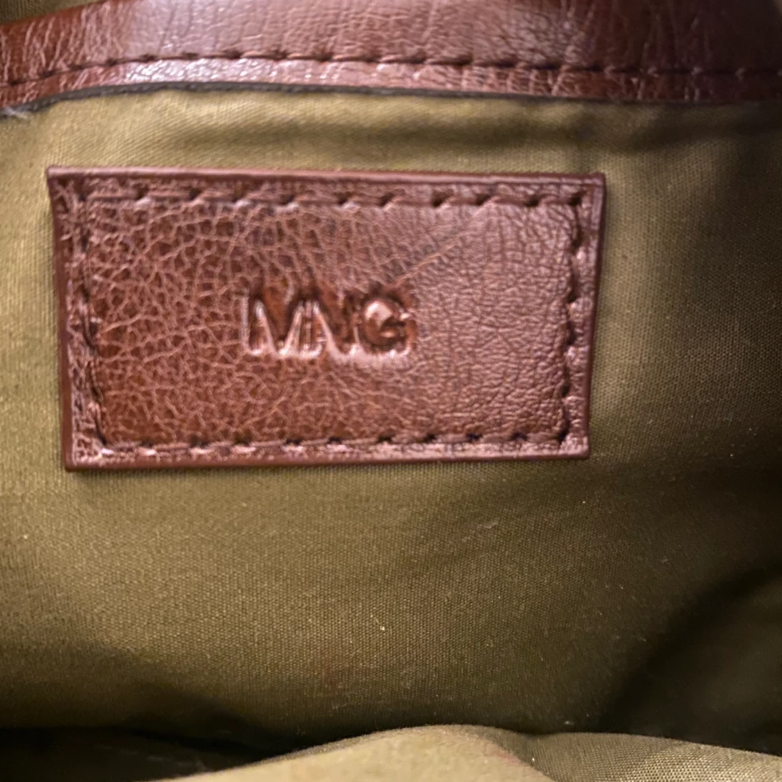 brun mini handväska  - 90