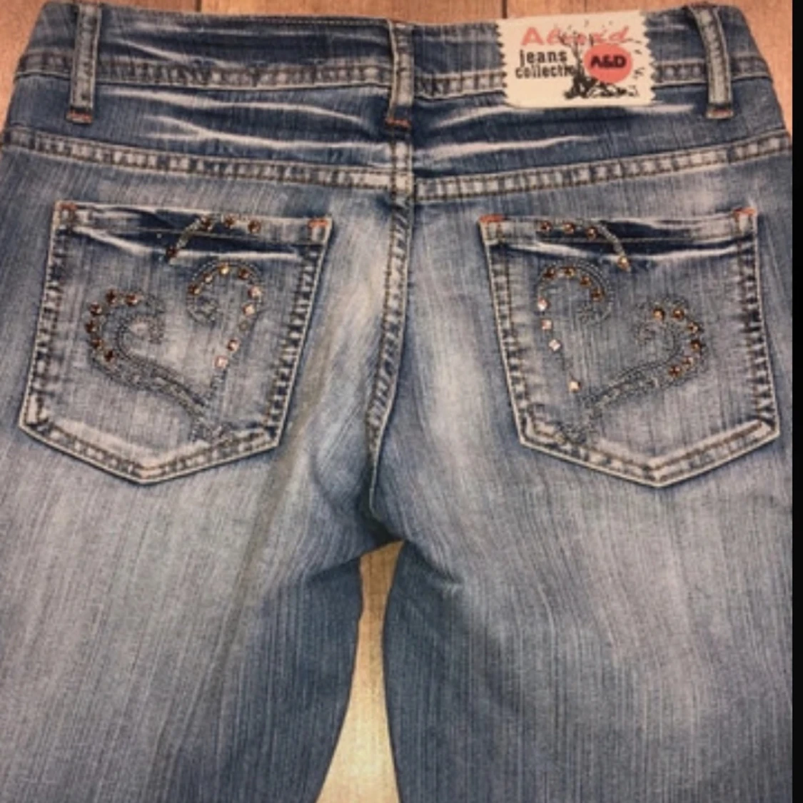 Y2k lågmidjade jeans!