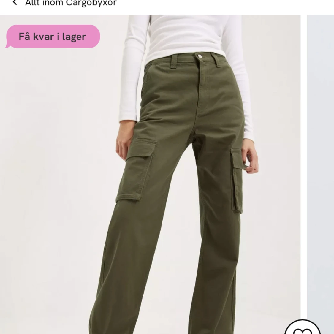 Gröna cargopants - 90