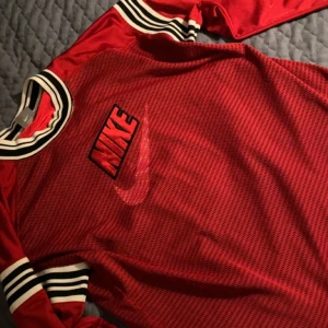 Nike tröja  - Snygg vintage Nike tröja, köpt på second hand för nått år sen. Detaljrik och cool. Står att det är storlek L men den passar S och M mycket bättre då den är lite tight kring ärmen.