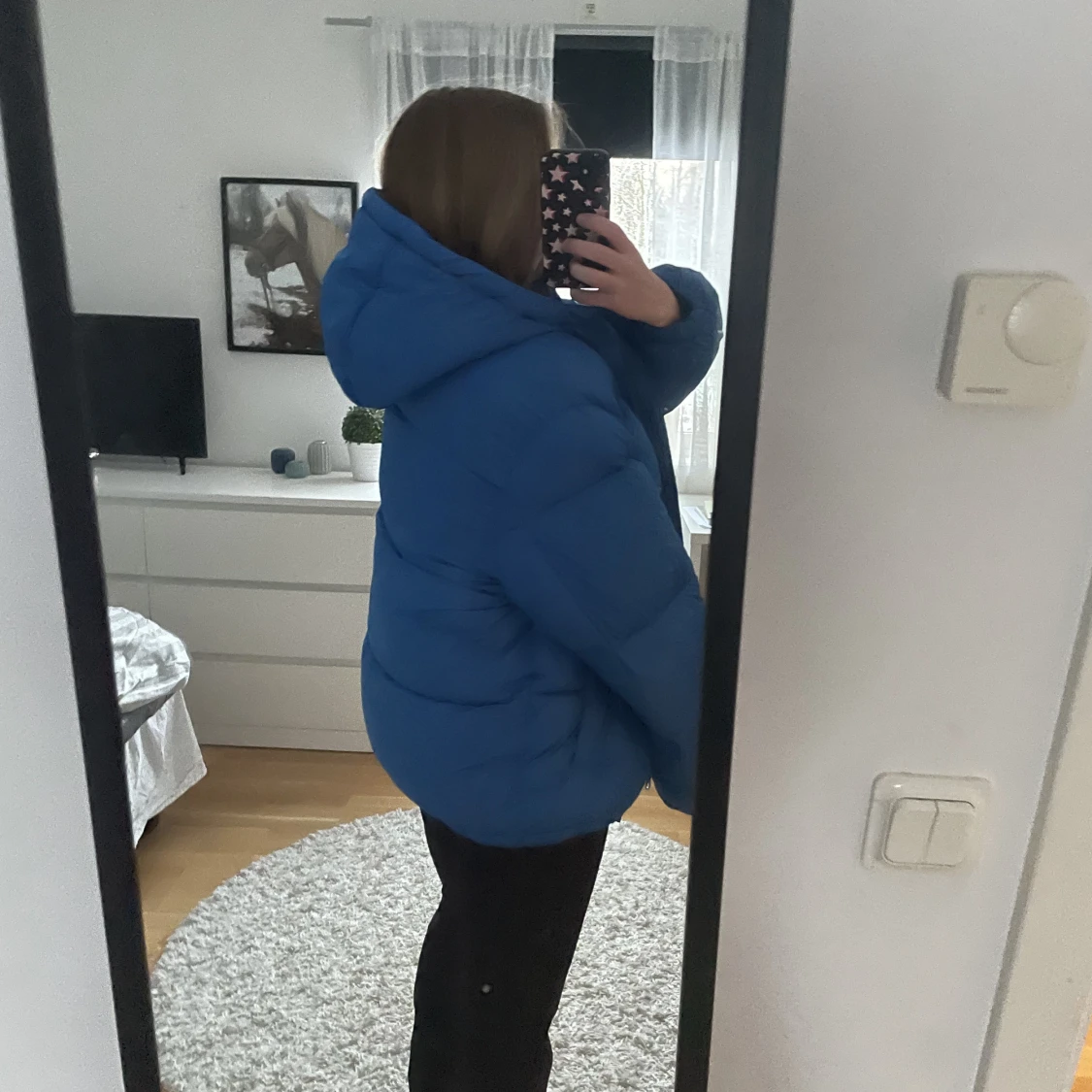 Blå vinter/dunjacka från HM - 90