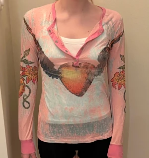 Topp - Tunn bomulls tröja med super coolt mönster!