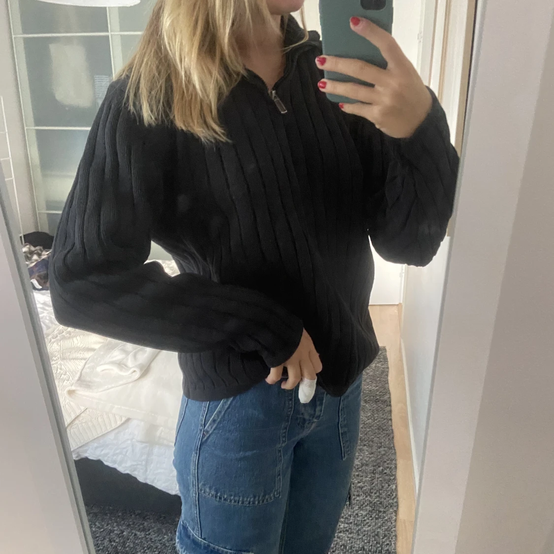 Marinblå tröja💙 - 90