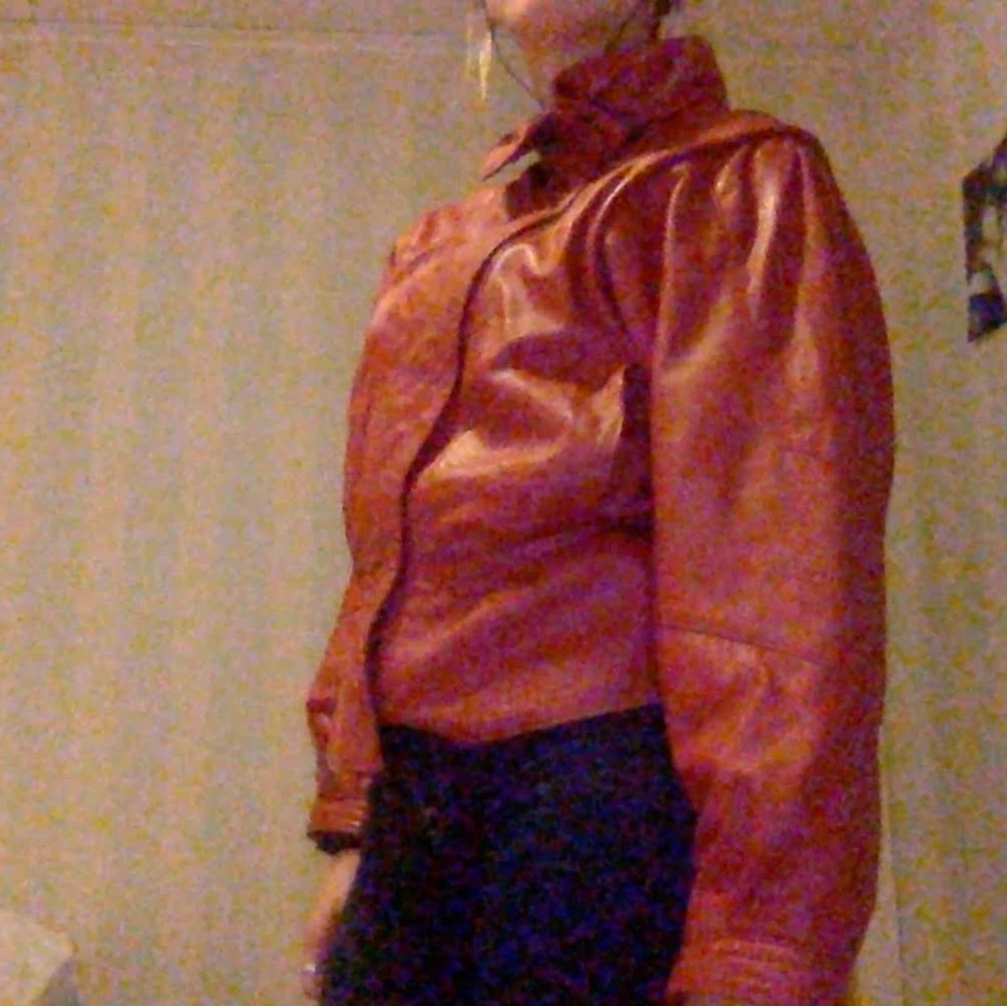 🌹Röd skinnjacka 🌹