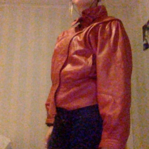 🌹Röd skinnjacka 🌹 - Second hand fynd 