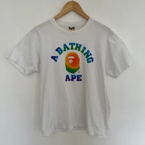 A Bathing Ape Rainbow College Tee  - 10/10 Condition - Size Medium - 100% authentic bought from Dubai Mall 