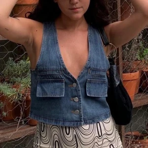 Denim Vest - Can be used as a top or vest