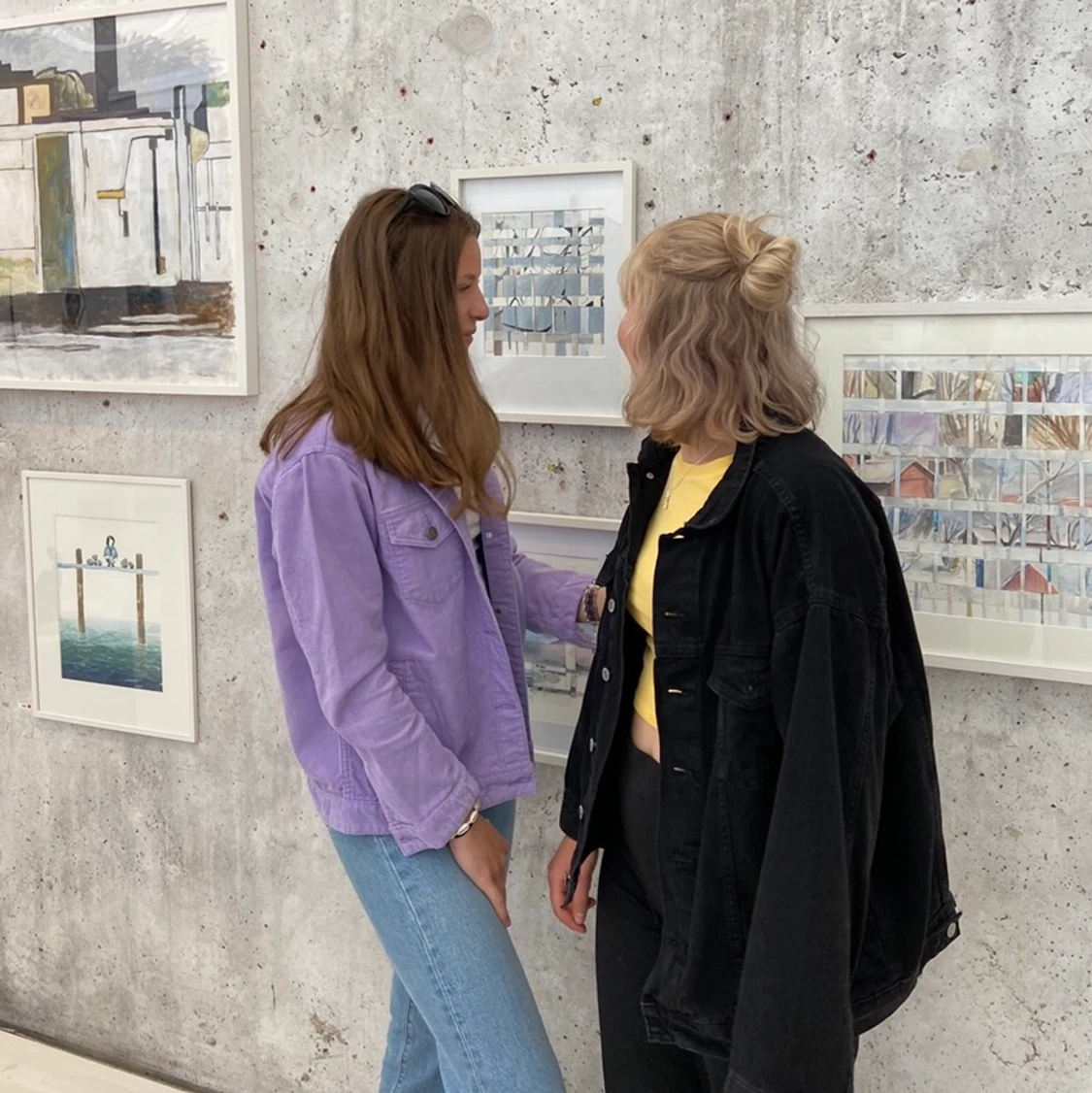 Lila manchesterjacka