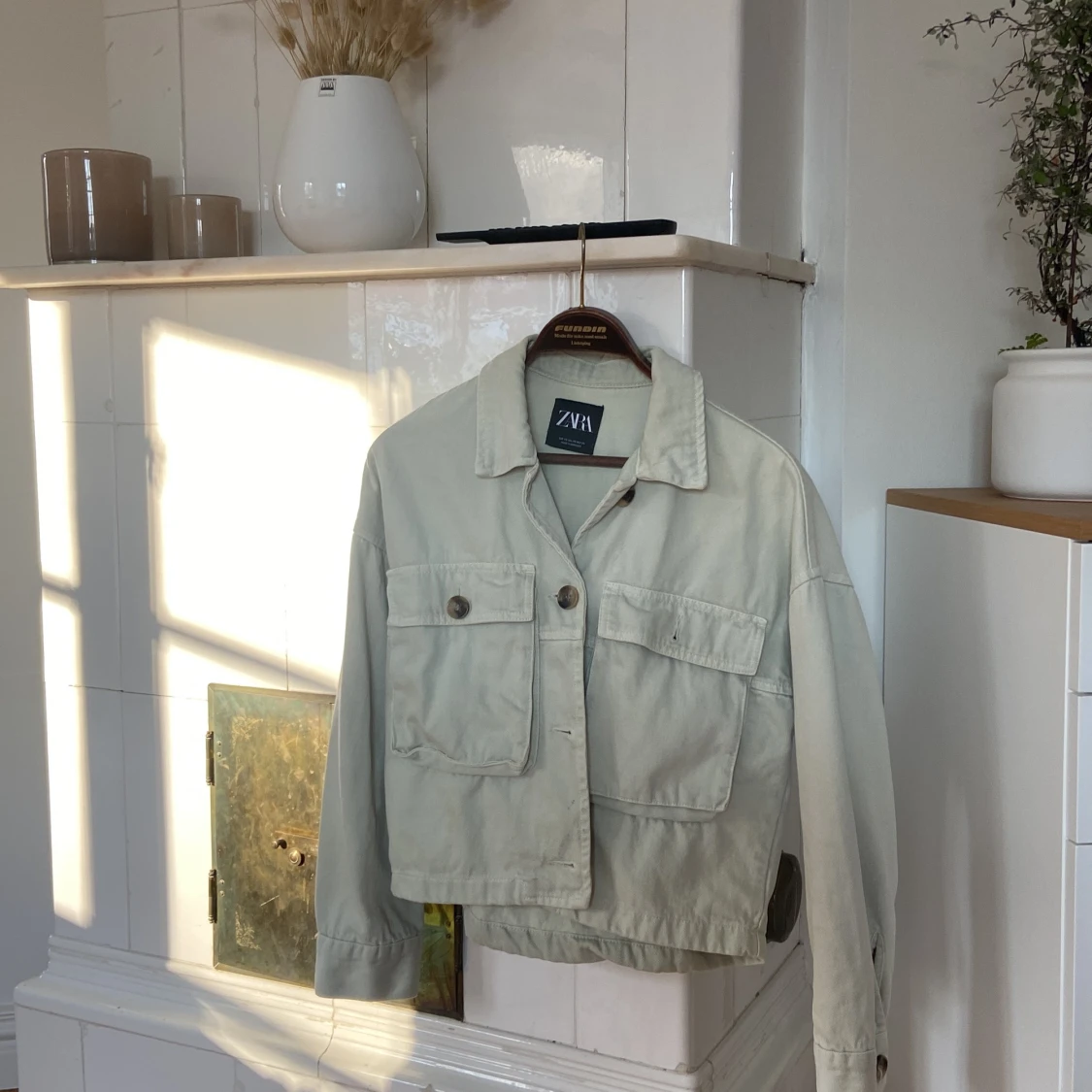 Mintgrön jenasjacka