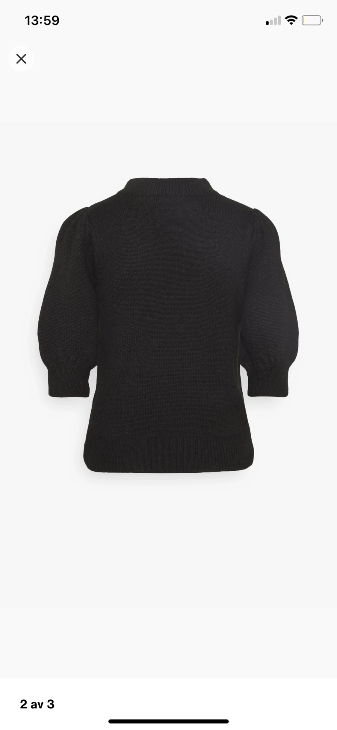 Stickad T-shirt - 90