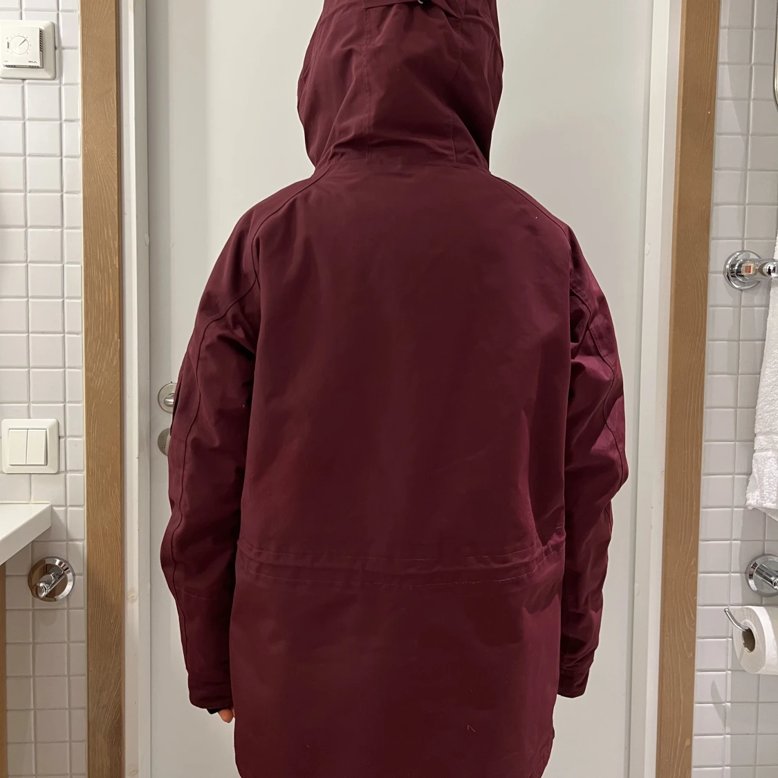 Vinröd dope annorak  - 90