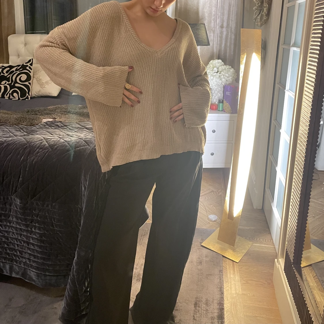 Stickad tröja  - 90