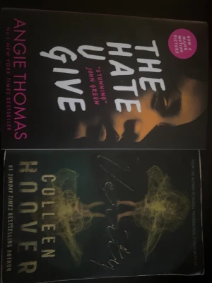 Böcker  - Nypris-  179kr på respektive bok.  The hate u give är i nytt skick och oläst, medan verity har lite tecken på användning. Skriv prisförslag privat vid intresse.🥰  THUG ÄR SÅLD