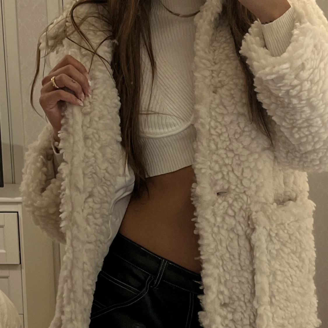 Pälskappa från topshop