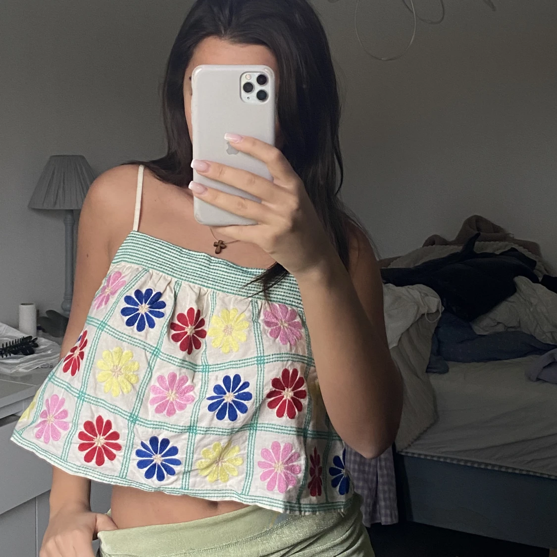 Blommigt linne  - 91