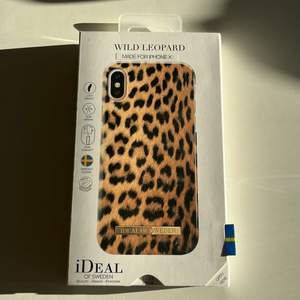 Helt nytt iPhone skal från iDEAL OF SWEDEN, till iPhone X, leopard mönster 