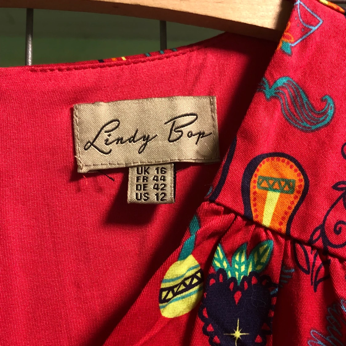 Rosa Lindy Bop klänning - 91