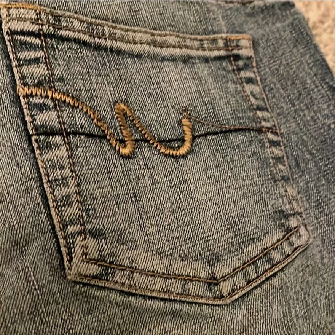 lågmidjade jeans - 90