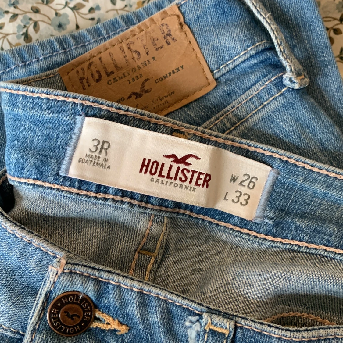 Hollister Bootcut Jeans - ljusblå - 91