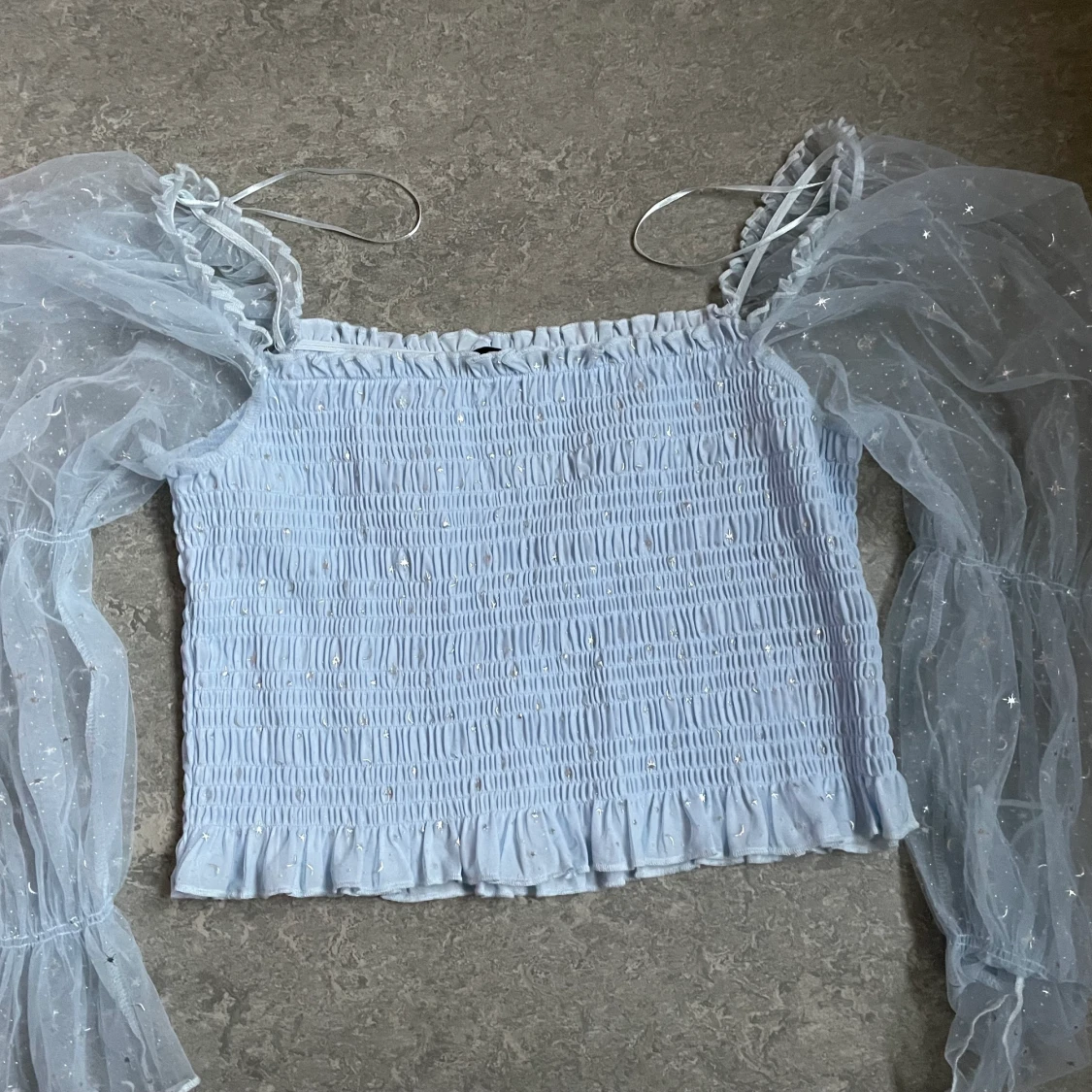 Girly sky blå skjorta från bik bok  - 91