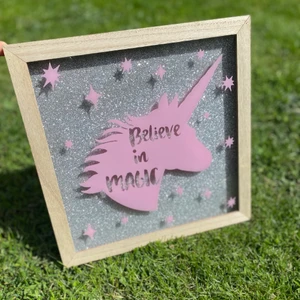 Glittrig talva - Jätte fin glittrig tavla som går att hänga upp!✨                            50kr+frakt💗