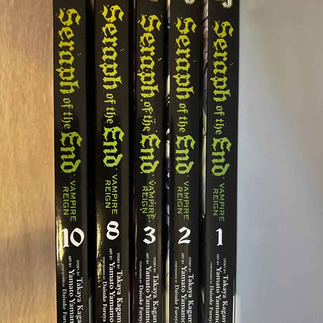 Seraph of the end 1-3, 8, 10